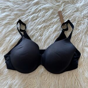 Skims Smoothing Intimates Full Coverage Lightly Lined Bra Onyx Size 44DD